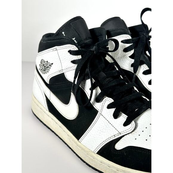 Nike Air Jordan 1 Retro High OG “Black/White Panda” Men’s 12 555088-010 Leather - Picture 11 of 11
